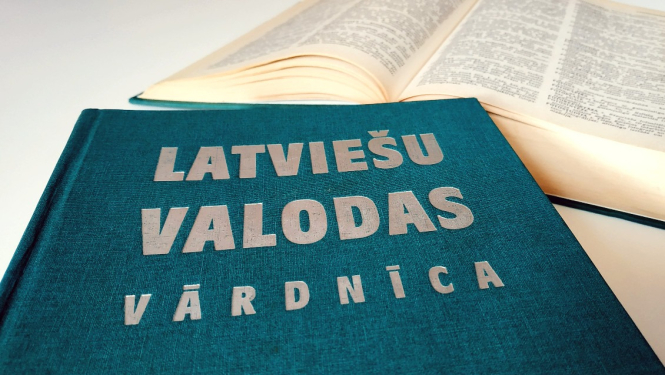 Latviešu valodas vārdnīcas attēls