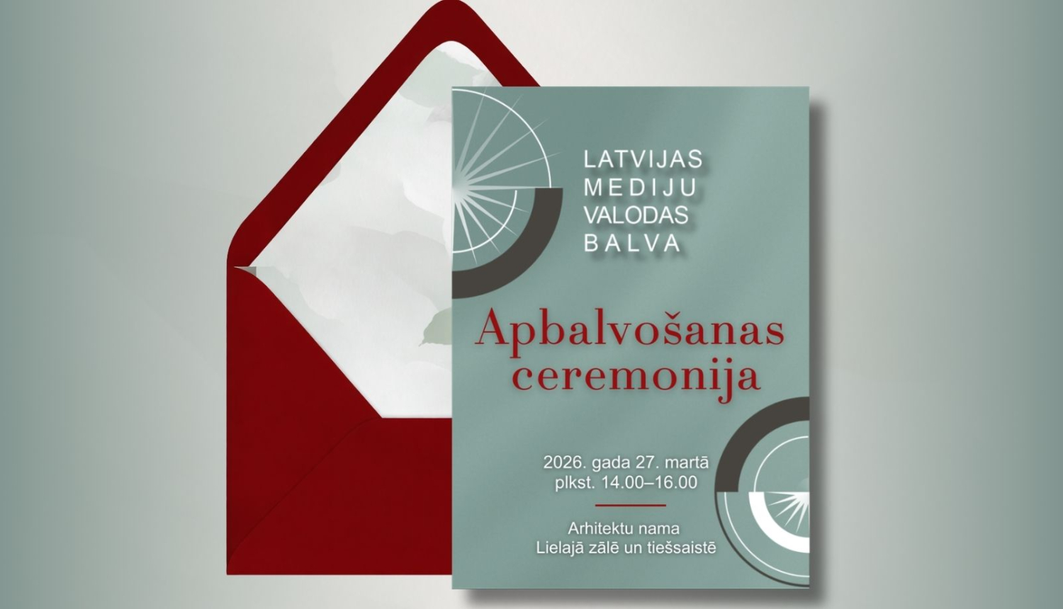 Latvijas mediju valodas balvas ceremonijas laiks un vieta