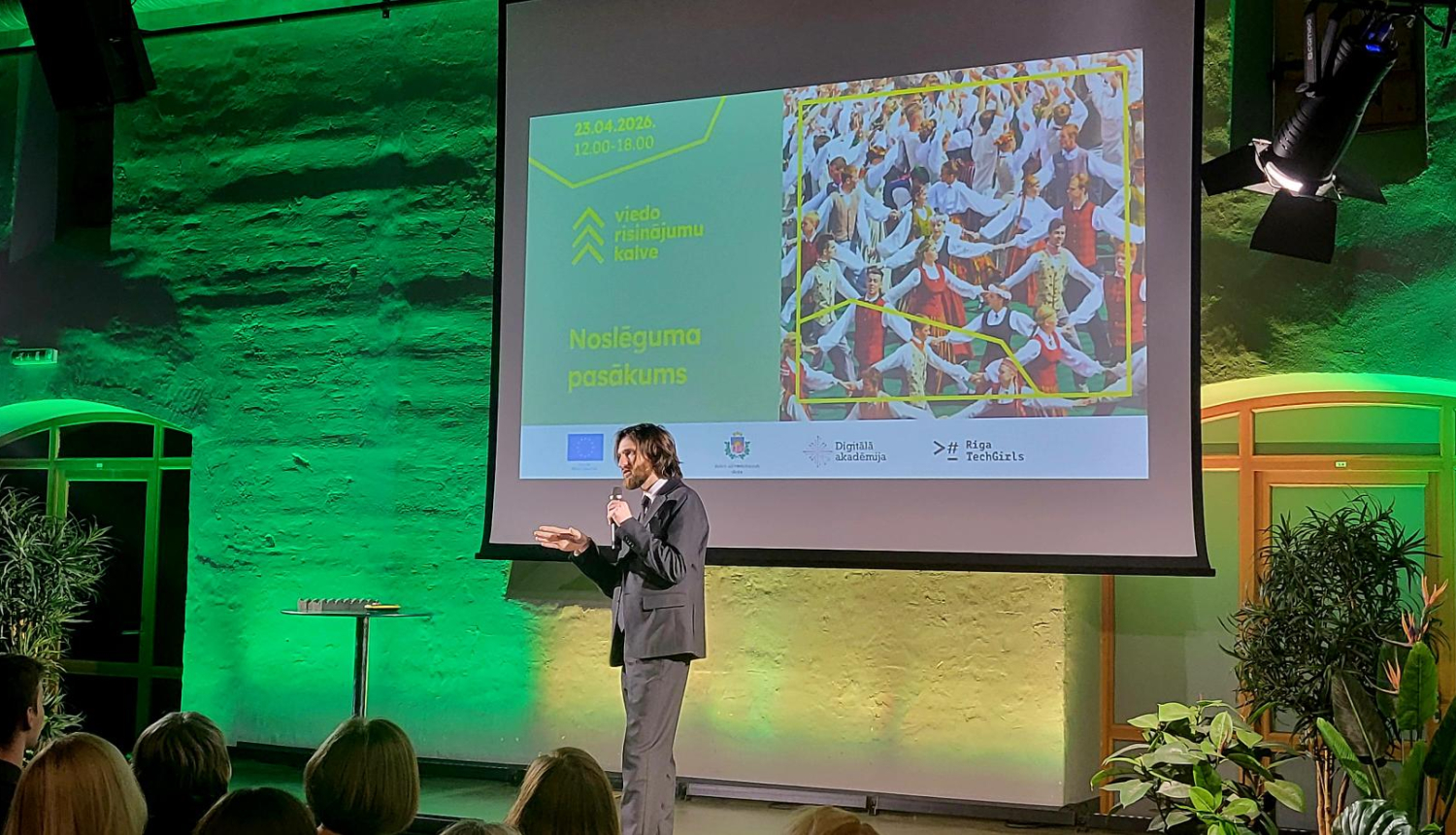 Attēlā redzams pasākums.