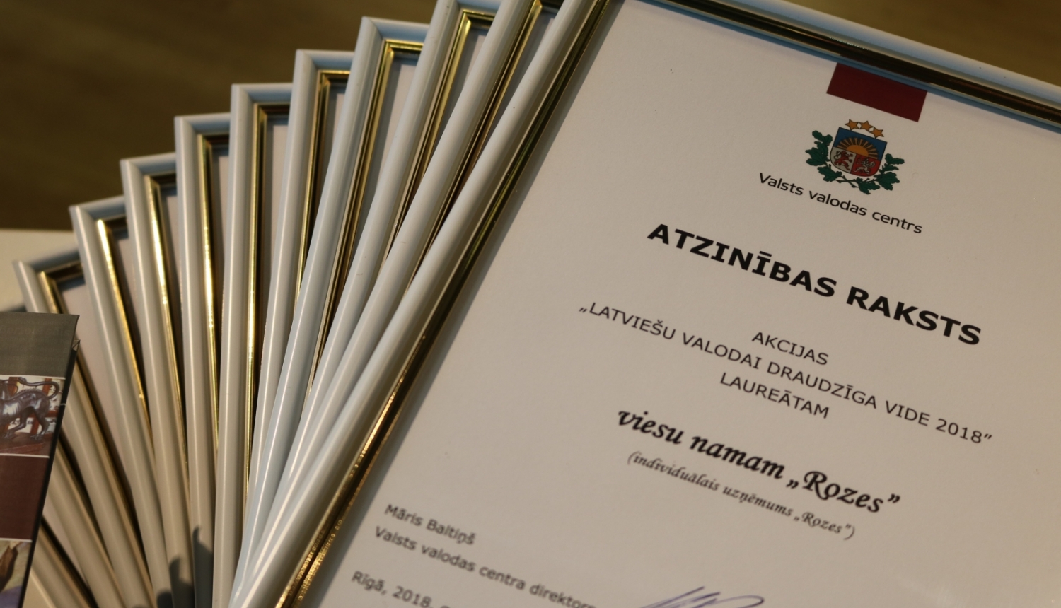 Atzinības raksti